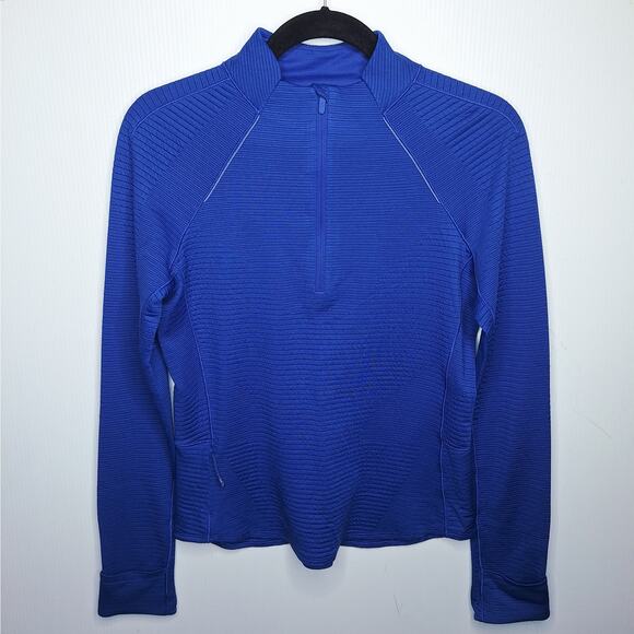 Lululemon Ventscape Half-Zip Long Sleeve Top 8 Psychic Running Thumbholes Cuffin - Picture 12 of 12
